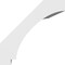 Ekena Millwork 5 1/2-in. W x 42-in. D x 42-in. H Imperial Architectural Grade PVC Knee Brace BRCP055X42X42IMP - alternate 3